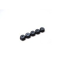  2mm Alloy Nylon Nut [Black] - HIRO SEIKO - 69217