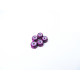  2mm Alloy Nylon Nut (S) [Pruple] - HIRO SEIKO - 69543