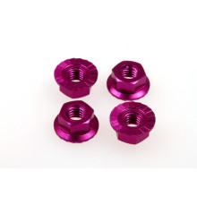 Ecrous de roue 4mm Violet - HIRO SEIKO - 69593