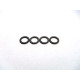 4mm Alloy Spacer (0.5T) [Black] - HIRO SEIKO - 69840