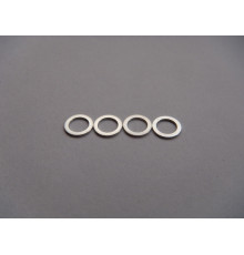  4mm Alloy Spacer (0.5T) [Silver] - HIRO SEIKO - 69839