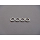  4mm Alloy Spacer (1.0T) [Silver] - HIRO SEIKO - 69841