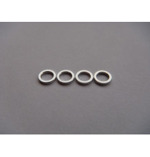  4mm Alloy Spacer (1.0T) [Silver] - HIRO SEIKO - 69841