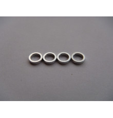  4mm Alloy Spacer (1.5T) [Silver] - HIRO SEIKO - 69843
