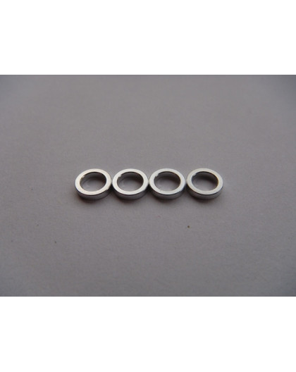  4mm Alloy Spacer (1.5T) [Silver] - HIRO SEIKO - 69843