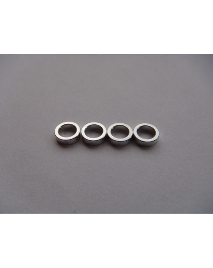  4mm Alloy Spacer (2.0T) [Silver] - HIRO SEIKO - 69845