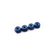  3mm Alloy Nylon Nut (S_Size) [Y-Blue] - HIRO SEIKO - 69851