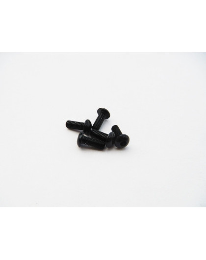  Alloy Hex Button Head Screw M3X8 [Black] - HIRO SEIKO - 69870