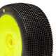 ADDICTIVE BUGGY P3 (MEDIUM) PRE-MOUNTED YELLOW (2pcs.) - PCY1010-P3 -