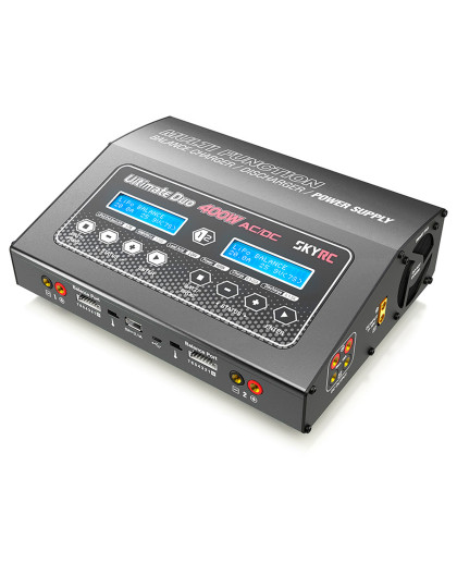 Chargeur Duo D400 AC/DC 20A 2x200W - SKYRC - SK100123