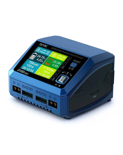 Chargeur Duo D100 Neo AC/DC 10A 200W - SKYRC - SK100199