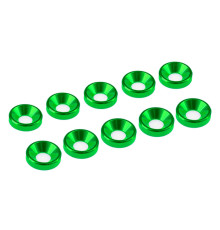 3 mm. Alu. Washer Green (10 Pcs) - ULTIMATE - UR1501-GR