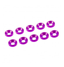 3 mm. Alu. Washer Pink (10 Pcs) - ULTIMATE - UR1501-PK