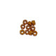 3 mm. Alu. Nylon Nut Gold (10Pcs) - ULTIMATE - UR1502-G