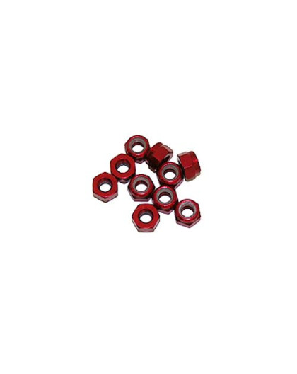 Ecrous 3mm Rouge (x10) - ULTIMATE - UR1502-R
