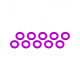 Rondelles 3x6x0.5mm - Rose (10pcs) - ULTIMATE - UR1504-PK