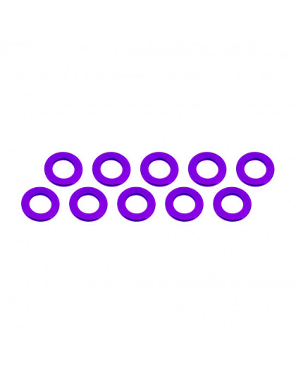 Aluminum Shim (3X6X0.5mm) Purple (10Pcs) - ULTIMATE - UR1504-P