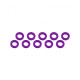 Rondelles 3x6x1mm - Violet (10pcs) - ULTIMATE - UR1505-P
