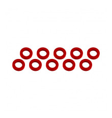 Rondelles 3x6x1mm - Rouge (10pcs) - ULTIMATE - UR1505-R