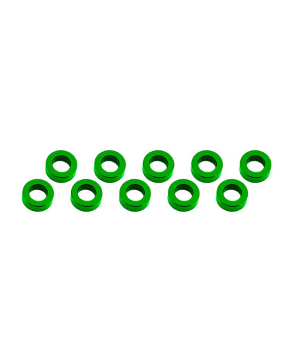 Rondelles 3x6x2mm - Vert (10pcs) - ULTIMATE - UR1506-GR