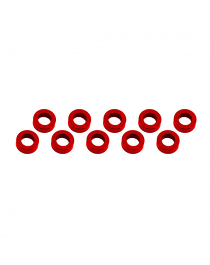 Aluminum Shim (3X6X2mm) Red (10Pcs) - ULTIMATE - UR1506-R