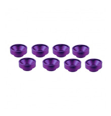M3 Aluminum Servo Washer Purple (8 Pcs) - ULTIMATE - UR1507-P