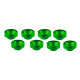 Rondelles de servos M3 - Vert (8pcs) - ULTIMATE - UR1507-GR