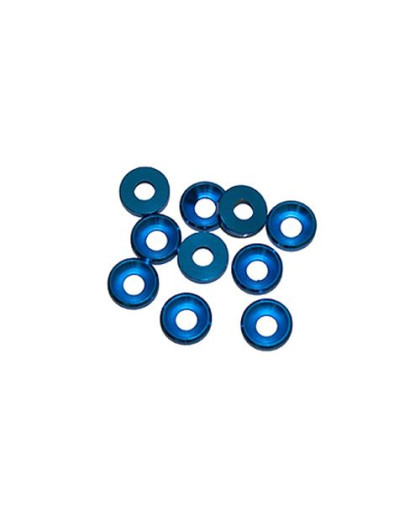 4 mm. Alu. Washer Blue (10 Pcs) - ULTIMATE - UR1511-A