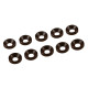 4 mm. Alu. Washer Black (10 Pcs) - ULTIMATE - UR1511-N