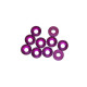 4 mm. Alu Washer Purple (10 Pcs) - ULTIMATE - UR1511-P