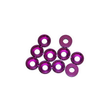 4 mm. Alu Washer Purple (10 Pcs) - ULTIMATE - UR1511-P
