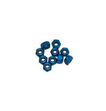 4 mm. Alu.. Nylon Nut Blue (10 Pcs) - ULTIMATE - UR1512-A