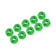 4 mm. Alu. Nylon Nut Green (10 Pcs) - ULTIMATE - UR1512-GR