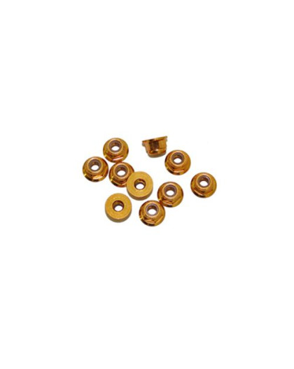 Ecrous épaulé 4mm Or (x10) - ULTIMATE - UR1513-G