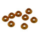 3mm Aluminium Cap Head Washer Gold (8 Pcs) - ULTIMATE - UR1521-G