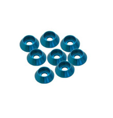 3mm Aluminium Cap Head Washer Blue (8 Pcs) - ULTIMATE - UR1521-A