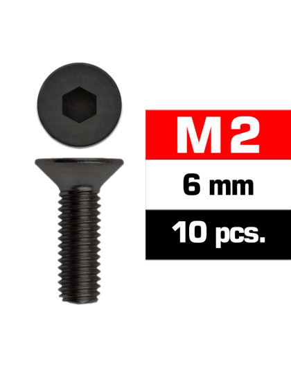 M2X6mm Flat Head Screws (10 Pcs) - ULTIMATE - UR161206