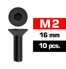 M2X16mm Flat Head Screws (10 Pcs) - ULTIMATE - UR161216