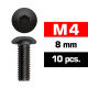 M4X8mm Button Head Screws (10 Pcs) - ULTIMATE - UR162408