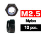 M2,5 Nylon Locknuts (10 Pcs) - ULTIMATE - UR165250