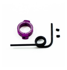 Muffler Support Alu. Ring - Purple - ULTIMATE - UR1761-P