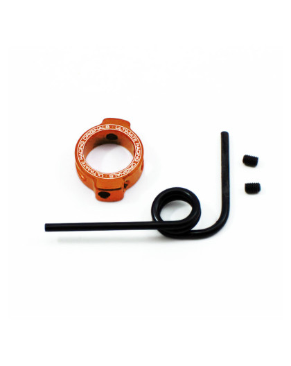 Muffler Support Alu. Ring - Orange - ULTIMATE - UR1761-G