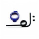 Muffler Support Alu. Ring - Blue - ULTIMATE - UR1761-A