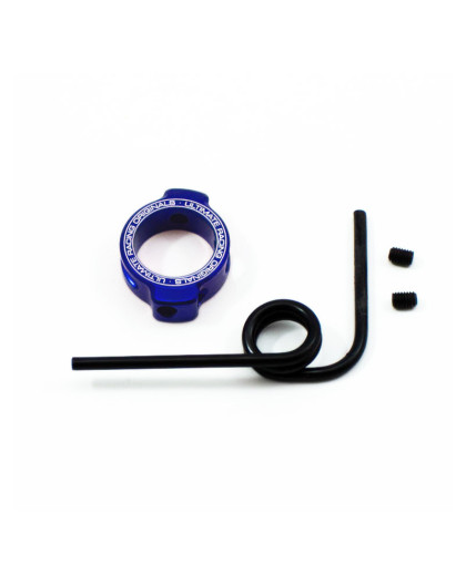 Muffler Support Alu. Ring - Blue - ULTIMATE - UR1761-A