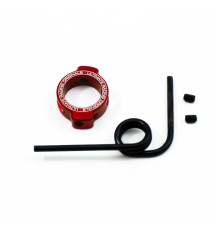 Muffler Support Alu. Ring - Red - ULTIMATE - UR1761-R