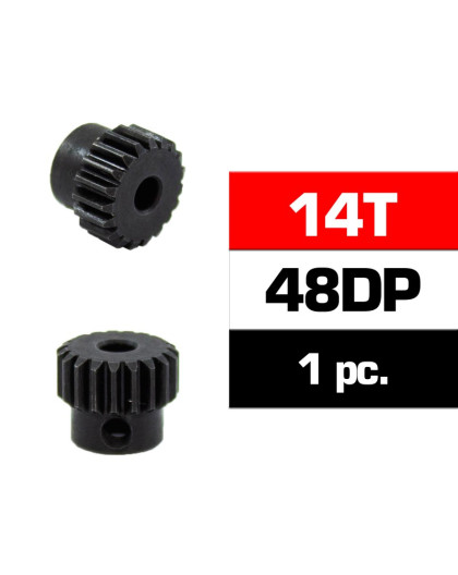 Hss Steel 48Dp Pinion Gear 14T W/3.17mm Bore - ULTIMATE - UR4314-14
