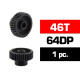Hss Steel 64Dp Pinion Gear 46T W/3.17mm Bore - ULTIMATE - UR4316-46