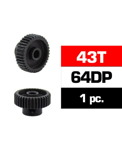 Hss Steel 64Dp Pinion Gear 43T W/3.17mm Bore - ULTIMATE - UR4316-43