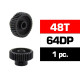 Hss Steel 64Dp Pinion Gear 48T W/3.17mm Bore - ULTIMATE - UR4316-48