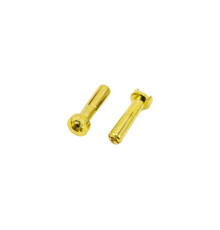 4.0mm Bullet Connector Male (2Pcs) - ULTIMATE - UR46108